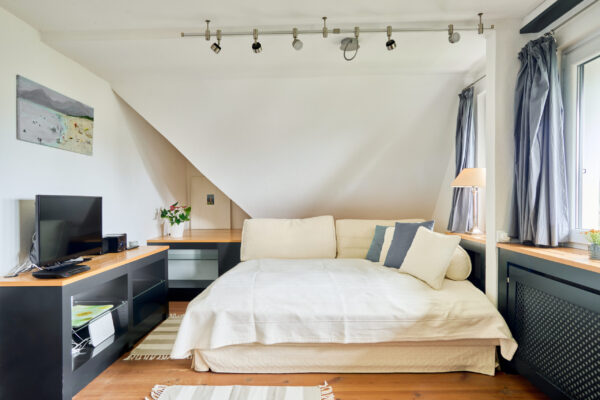 double bed - Studio Apartment Ostseeperle