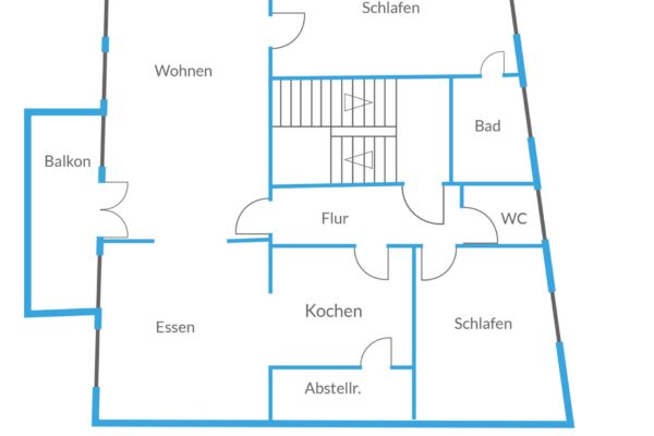Floor Plan- Holiday Rental Hafenbucht