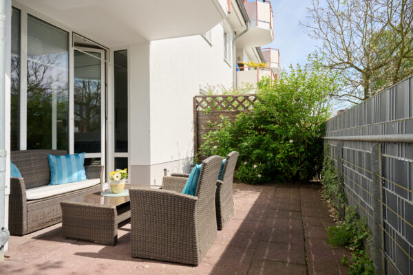 Kinderfreundliche Terrasse Bootssteg Moba Travel